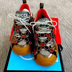 Brand new Gucci sneaker with little glam